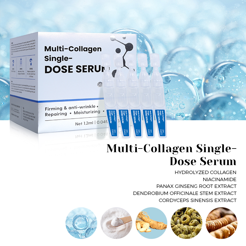 Single Dose Pdrn Polypeptide Salmon Dna Serum Curcuma Longa Turmeric Root Soothing Repair Serum E for Face - 8